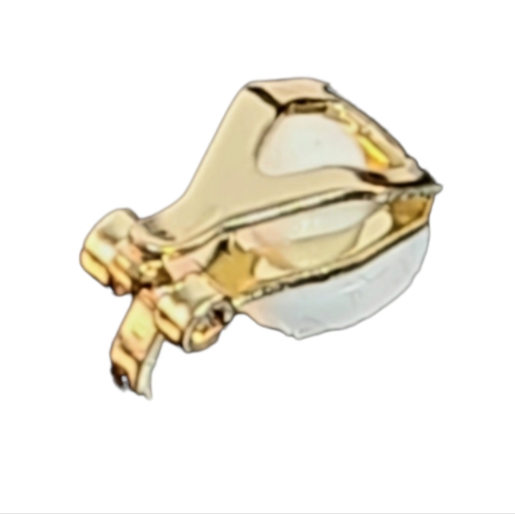 Rhinestone Heart Clip-on Earrings (NWOT) - Picture 6 of 6